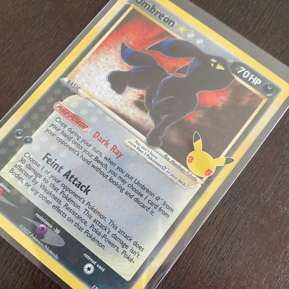 Umbreon Star Pokemon Celebrations